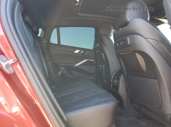 5UXCY6C07L9D47766 2020 BMW X6 Red უკანა სალონის ხედი
