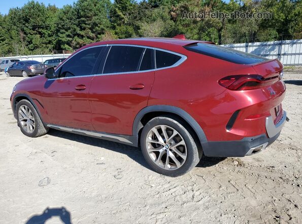 5UXCY6C07L9D47766 2020 BMW X6 Red უკანა მარცხენა