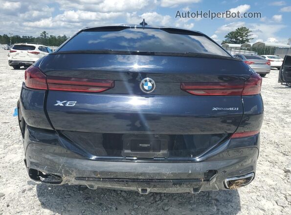5UXCY6C07M9E08471 2021 BMW X6 Черный Вид сзади