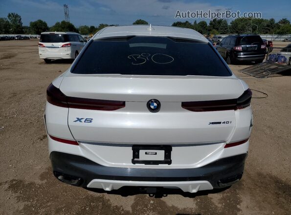 5UXCY6C07N9J73178 2022 BMW X6 White Rear view