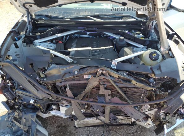 5UXCY6C07N9J73178 2022 BMW X6 White Engine compartment view
