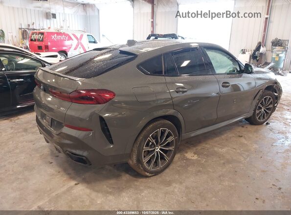5UXCY6C07N9M83976 2022 BMW X6 Gray Tył prawy