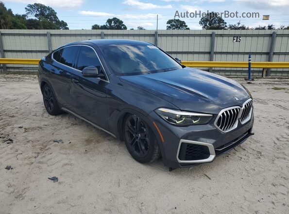 5UXCY6C08N9K50110 2022 BMW X6 Gray წინა მარჯვენა