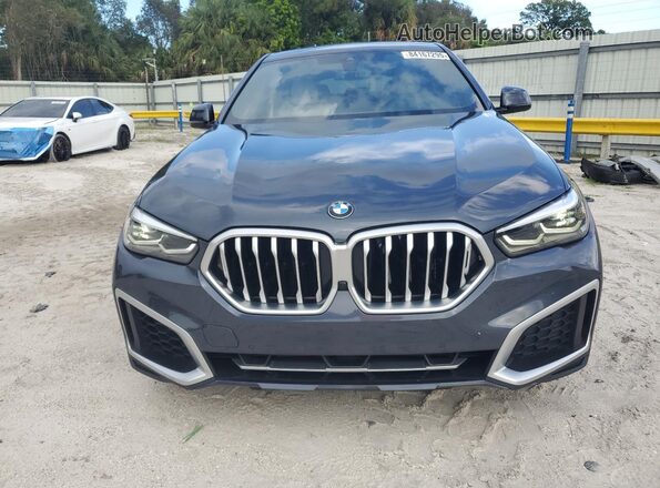 5UXCY6C08N9K50110 2022 BMW X6 Gray წინა ხედი
