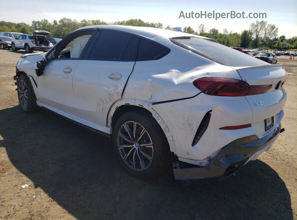5UXCY6C08N9M22202 2022 BMW X6 White უკანა მარცხენა