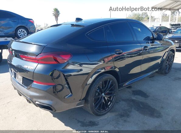5UXCY8C03M9E15204 2021 BMW X6 Black Задня права чверть