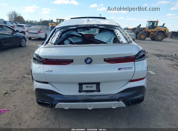 5UXCY8C03N9M18912 2022 BMW X6 White 