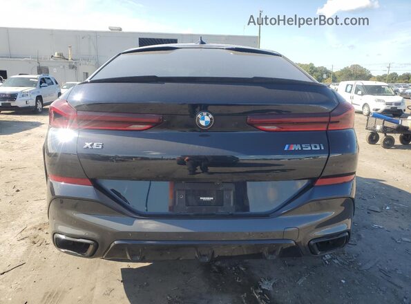 5UXCY8C07P9N45178 2023 BMW X6 Blue Widok z tyłu