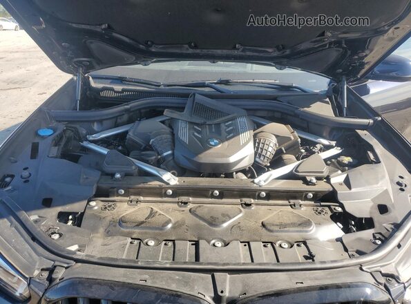 5UXCY8C07P9N45178 2023 BMW X6 Blue Widok komory silnika