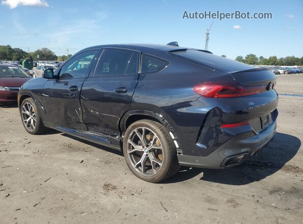 5UXCY8C07P9N45178 2023 BMW X6 Blue Tył lewy