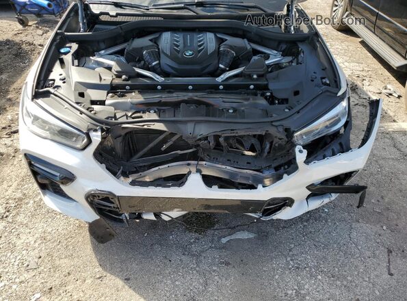 5UXCY8C0XM9G38050 2021 BMW X6 White Widok komory silnika