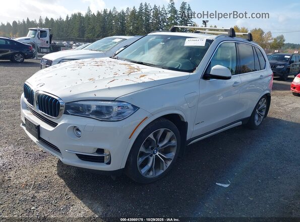 5UXKT0C56G0S75677 2016 BMW X5 Белый Передняя левая четверть