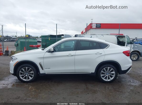 5UXKU2C52G0N79579 2016 BMW X6 White 