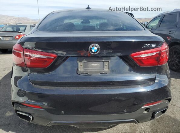 5UXKU2C54G0N82046 2016 BMW X6 Black Widok z tyłu