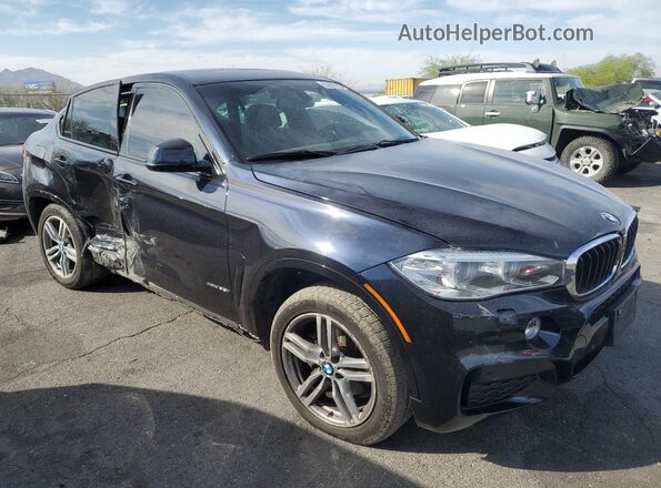 5UXKU2C54G0N82046 2016 BMW X6 Black Przód prawy