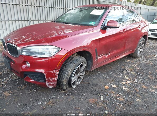 5UXKU2C59J0X49931 2018 BMW X6 Красный 