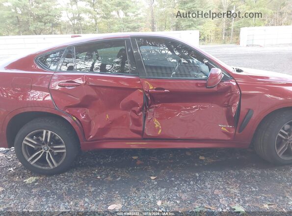 5UXKU2C59J0X49931 2018 BMW X6 Красный 