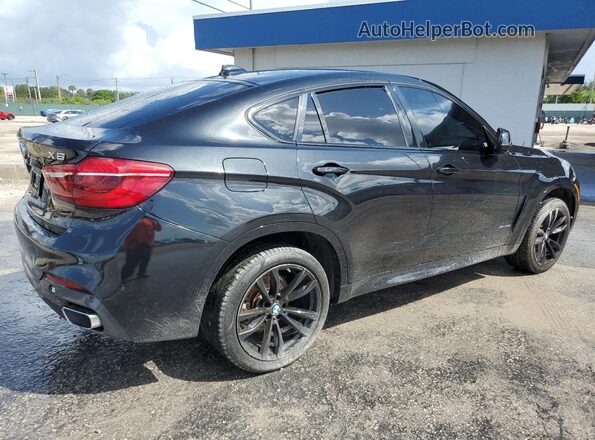 5UXKU2C5XJ0X50649 2018 BMW X6 Black Հետևի աջ