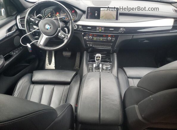 5UXKU6C50J0Z66503 2018 BMW X6 Gray Vista del salpicadero