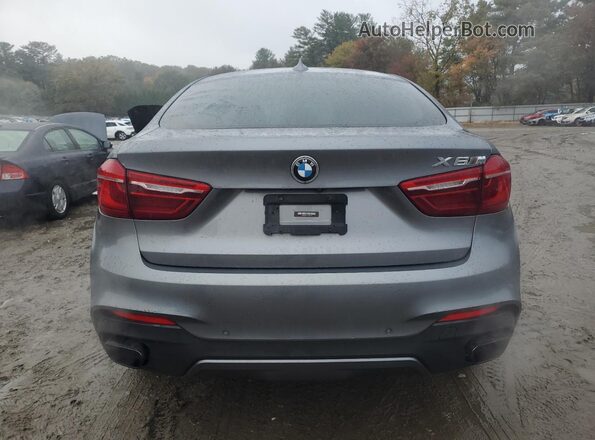 5UXKU6C50J0Z66503 2018 BMW X6 Gray Vista trasera
