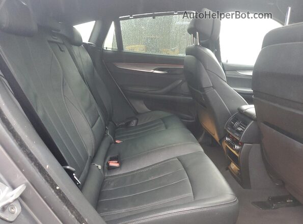 5UXKU6C50J0Z66503 2018 BMW X6 Gray Vista interior trasera