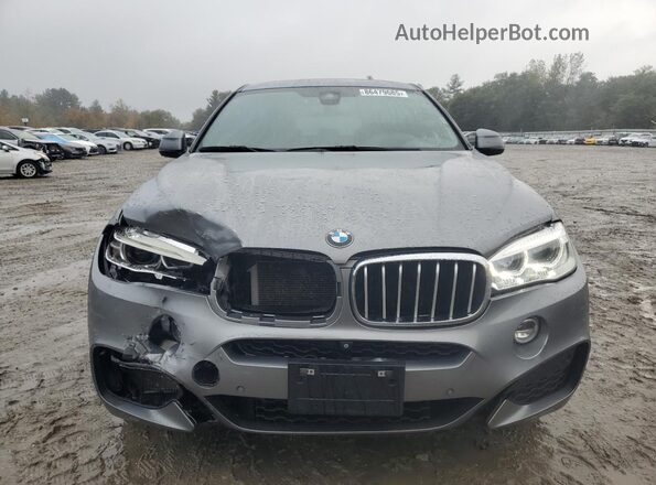 5UXKU6C50J0Z66503 2018 BMW X6 Gray Vista frontal