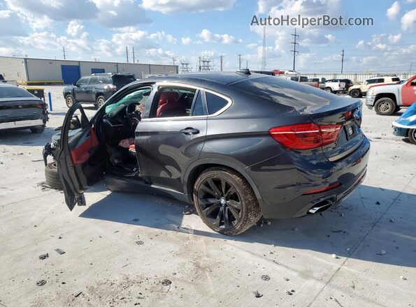 5UXKU6C5XH0S99594 2017 BMW X6 Charcoal Задня ліва чверть
