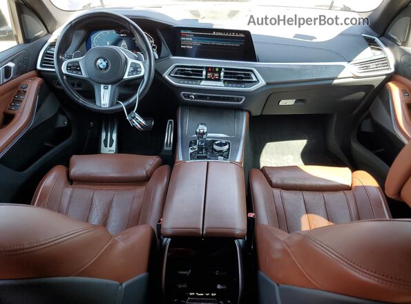 5UXTA6C02M9G95013 2021 BMW X5 Charcoal წინა პანელის ხედი