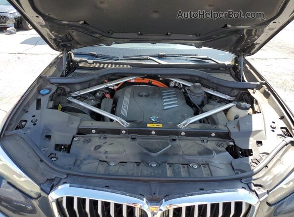 5UXTA6C07M9F51926 2021 BMW X5 Gray Engine compartment view