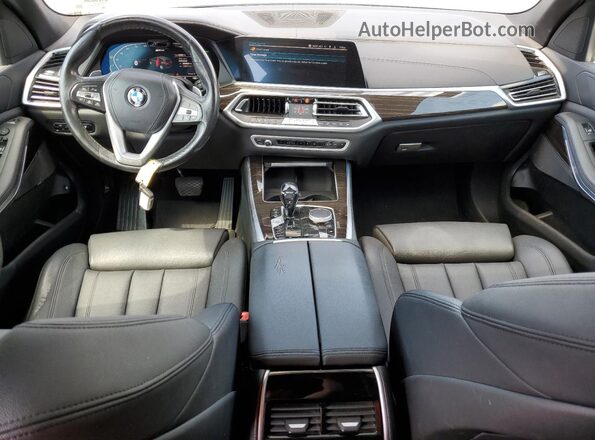 5UXTA6C07M9F51926 2021 BMW X5 Gray Dashboard view