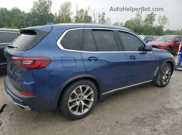 5UXTA6C07M9G13910 2021 BMW X5 Blue უკანა მარჯვენა