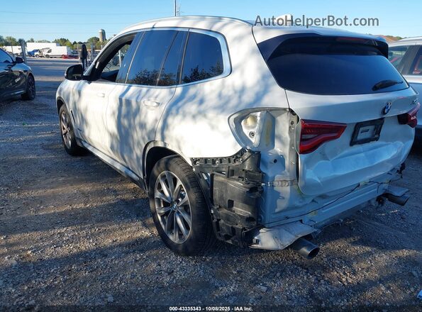 5UXTR9C55JLC69529 2018 BMW X3 White Trasero izquierdo