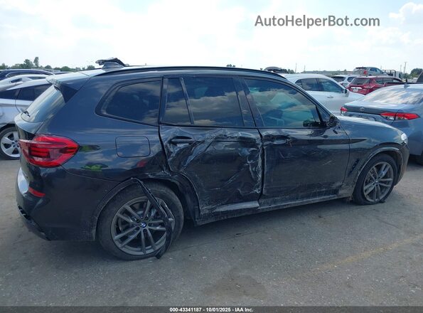 5UXTY3C00L9B37895 2020 BMW X3 Gray Front view