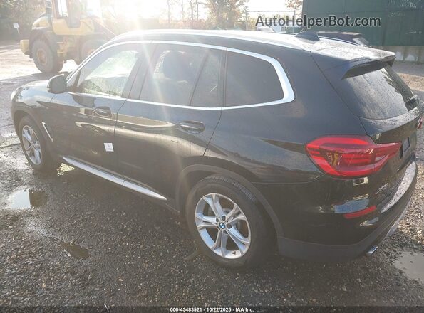 5UXTY3C00L9B44040 2020 BMW X3 Черный Задняя левая четверть