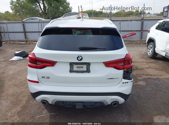 5UXTY3C00M9D90801 2021 BMW X3 White 