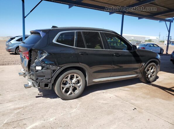 5UXTY3C01L9D53111 2020 BMW X3 Black Trasero derecho