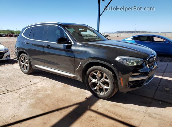 5UXTY3C01L9D53111 2020 BMW X3 Black Delantero derecho