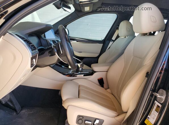 5UXTY3C01L9D53111 2020 BMW X3 Black Vista interior delantera