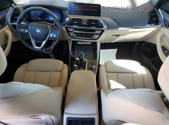 5UXTY3C01L9D53111 2020 BMW X3 Black Vista del salpicadero