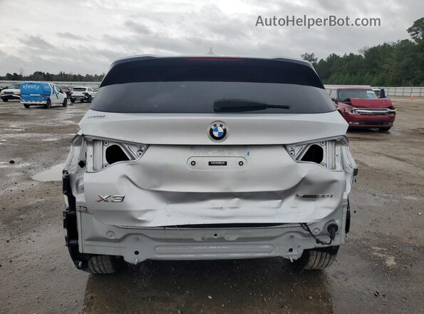 5UXTY3C01L9D60589 2020 BMW X3 Серебряный Вид сзади