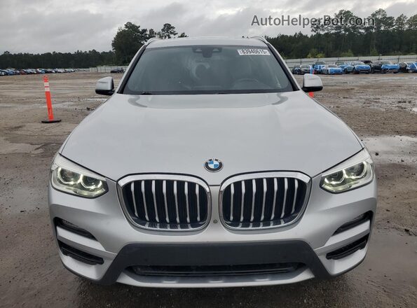 5UXTY3C01L9D60589 2020 BMW X3 Серебряный Вид спереди
