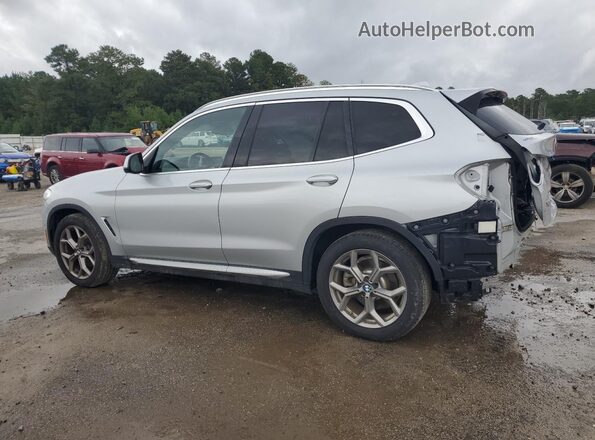 5UXTY3C01L9D60589 2020 BMW X3 Серебряный Задняя левая четверть
