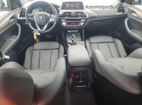 5UXTY3C01L9D60589 2020 BMW X3 Серебряный Вид панели приборов