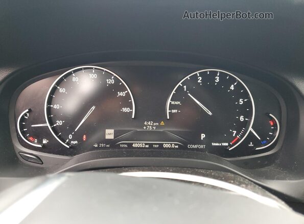 5UXTY3C01L9D60589 2020 BMW X3 Серебряный Вид щитка приборов