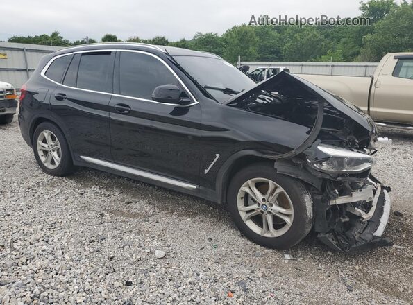 5UXTY3C01LLU69652 2020 BMW X3 Black Przód prawy
