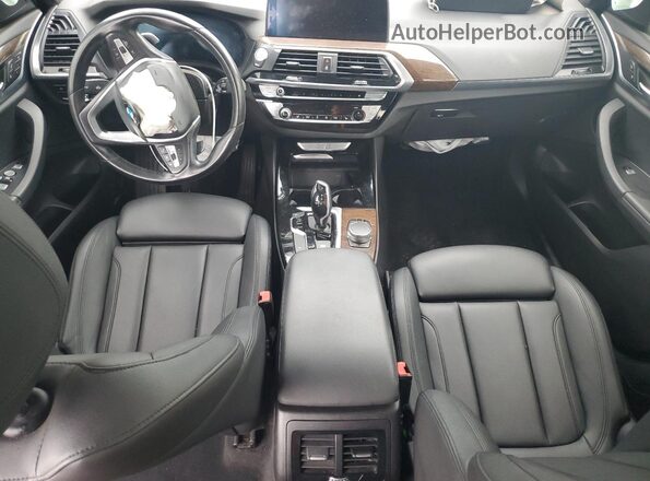 5UXTY3C01LLU69652 2020 BMW X3 Black Widok deski rozdzielczej