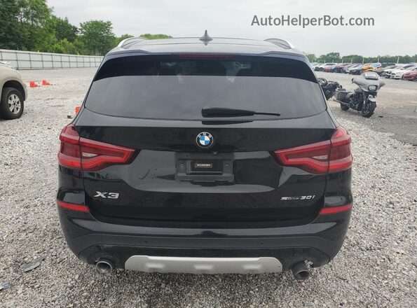 5UXTY3C01LLU69652 2020 BMW X3 Black Widok z tyłu
