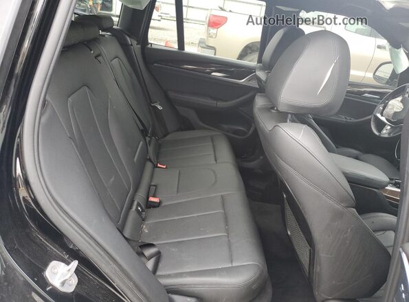 5UXTY3C01LLU69652 2020 BMW X3 Black Widok wnętrza z tyłu