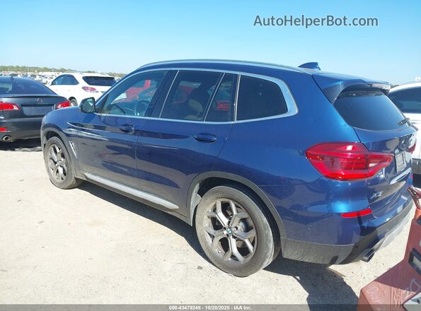 5UXTY3C01M9E84993 2021 BMW X3 Blue 