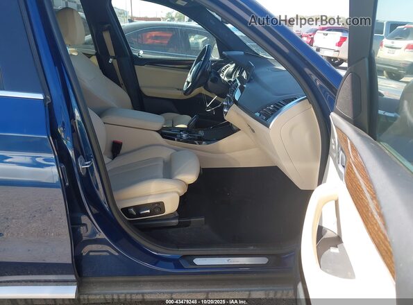 5UXTY3C01M9E84993 2021 BMW X3 Blue 